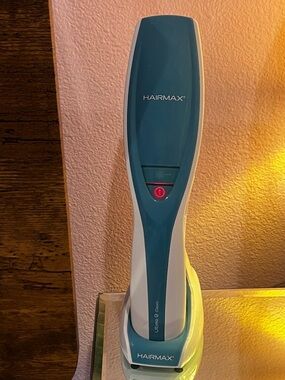 Hairmax Laser Comb in Teal and White - Hair Growth Device